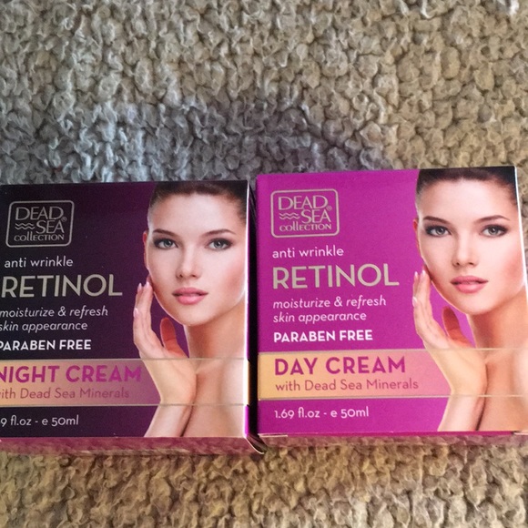 NIB Dead Sea Anti Wrinkle Retinol Night/Day Cream - Picture 1 of 6